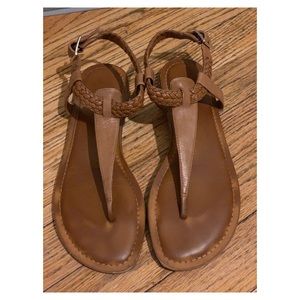 Brown sandals
